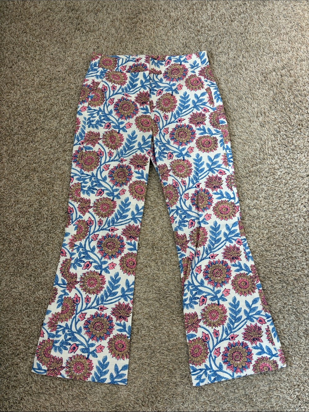 J. Crew Floral Pants